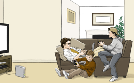 Best Buy comp-family room