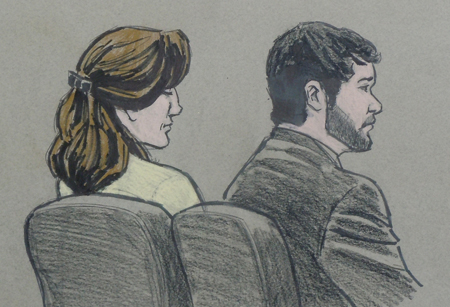 Amy Senser and her attorney