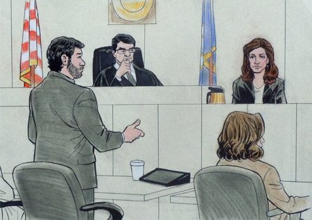 courtroom sketch