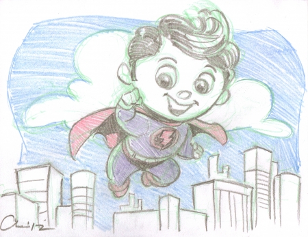Sketchcard - Superkid
