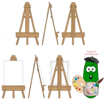 VeggieTales-Easel