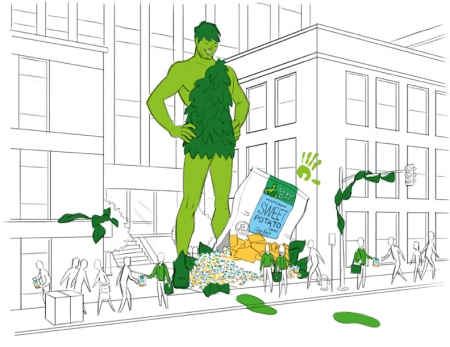 Green Giant FPO Comp Art Illustration for CPC Intersect