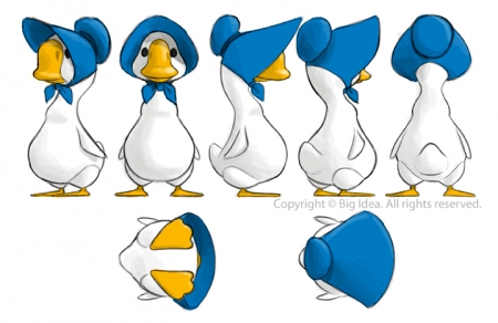 VeggieTales character design turnarounds by Cedric Hohnstadt