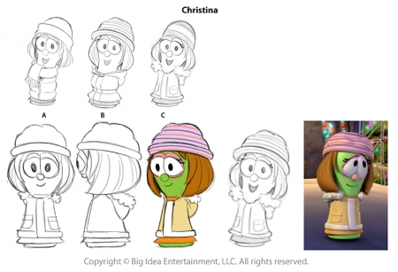 Christina Turnarounds for "Merry Larry"