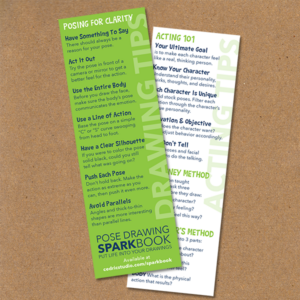 Pose Drawing Bookmark