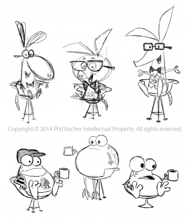 Aardvark and Frog-Early Concepts