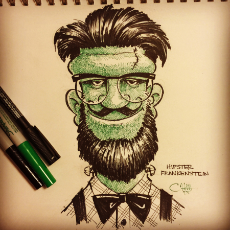 Hipster Frankenstein