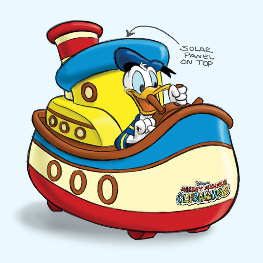 Donald Duck The Pitcher Disney Cartoon Graphics Pinstripe 3D