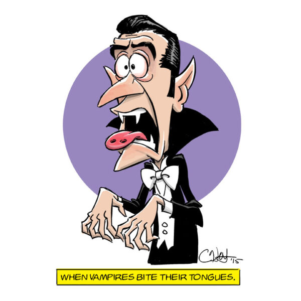 When Vampires Bite Their Tongues