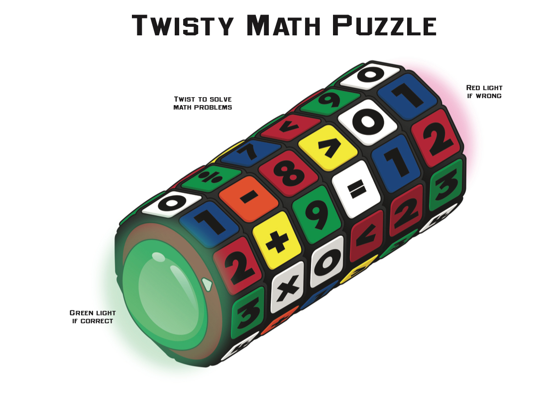 Rubik's Cube-Twisty Math Puzzle