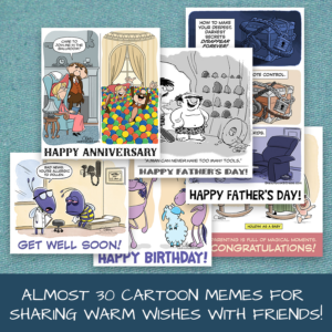 Cartoon Holiday & Greeting Memes