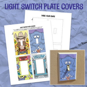 Light Switch Plate Covers (Papercraft)